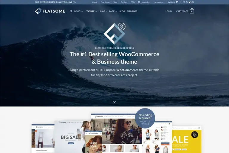 Flatsome: WordPress e-Ticaret Teması