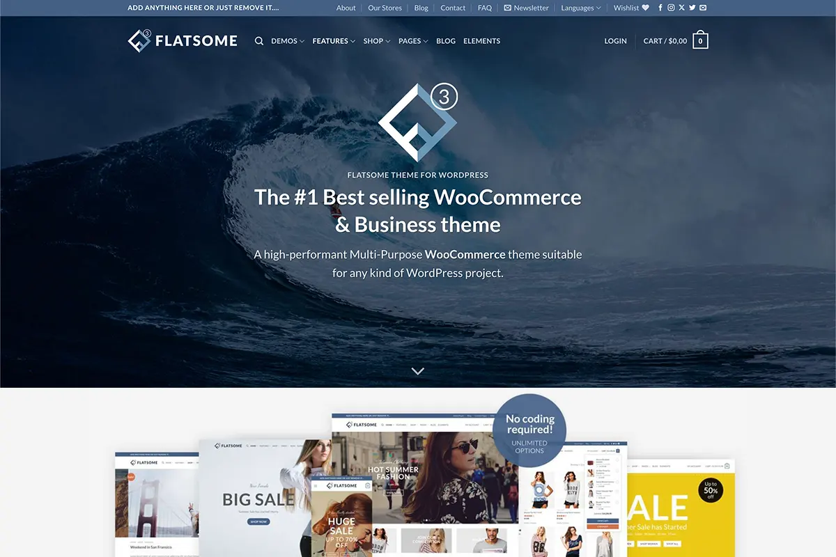 Flatsome: WordPress e-Ticaret Teması
