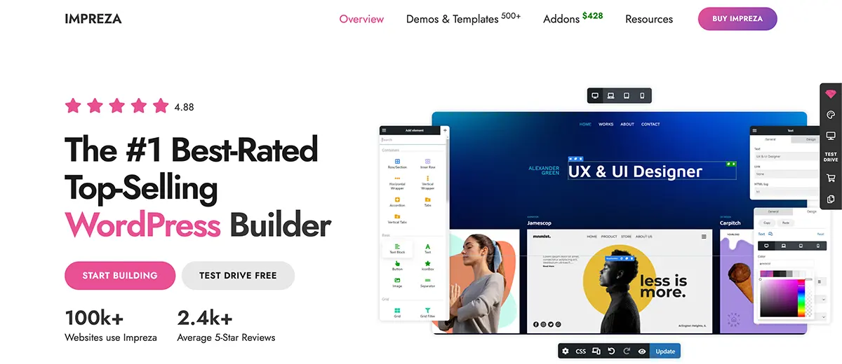 Impreza: WordPress Çok Amaçlı Tema