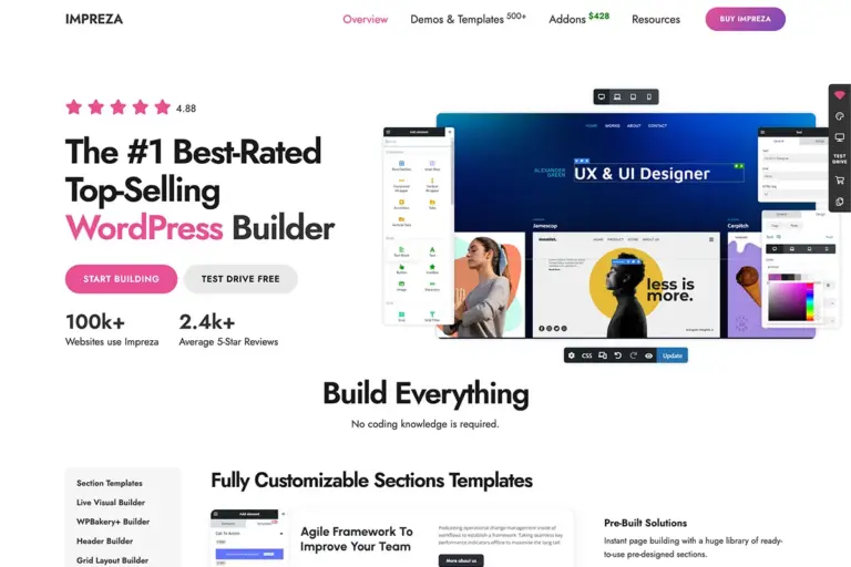 Impreza: WordPress Çok Amaçlı Tema