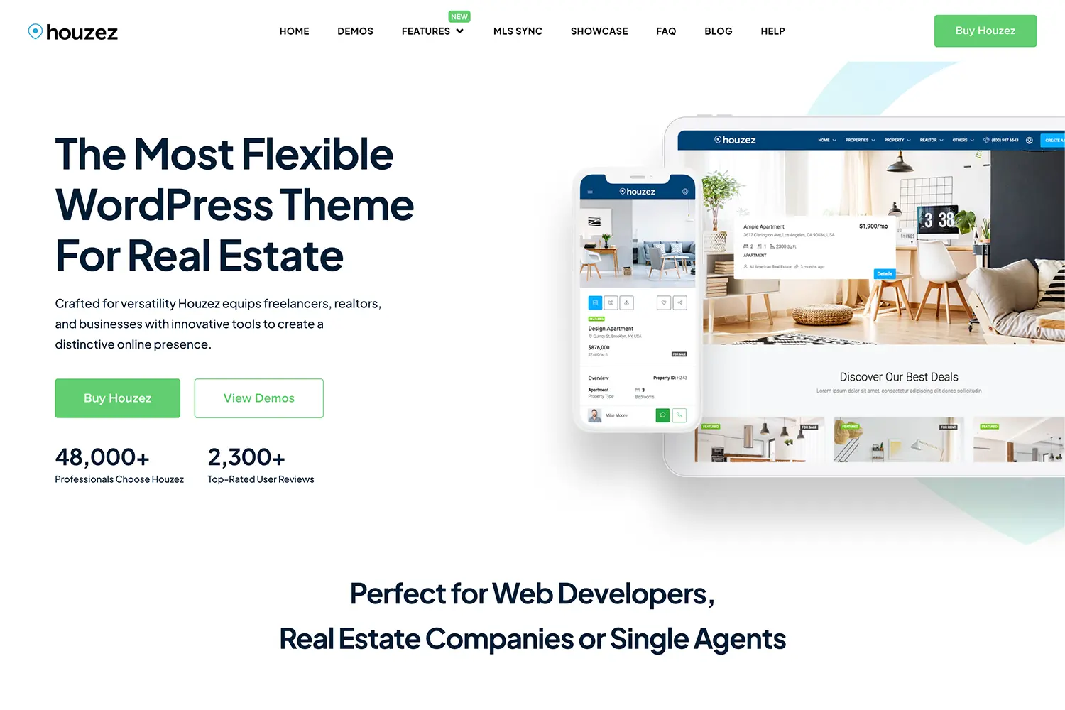 Houzez: Emlak Gayrimenkul WordPress Teması