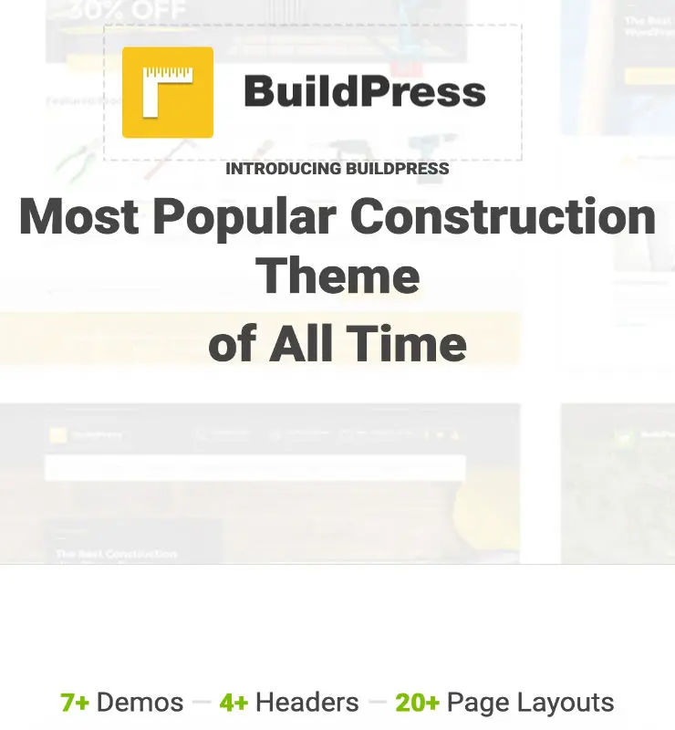 BuildPress! WordPress İnşaat Teması