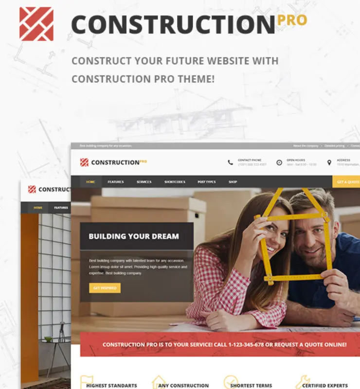 Construction PRO! WordPress İnşaat Teması | WP Kurulum Construction PRO! WordPress İnşaat Teması