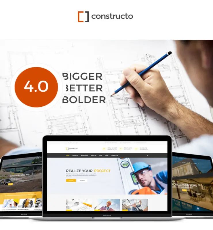 Constructo! WordPress İnşaat Teması