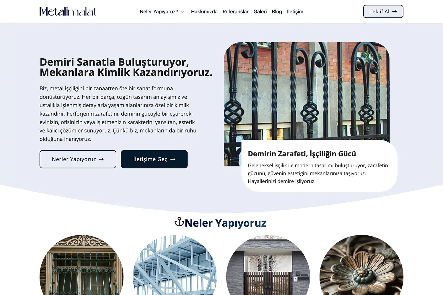 Our References | WP Kurulum Metal İmalat