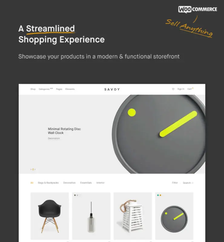 Savoy! WordPress e-Ticaret Teması